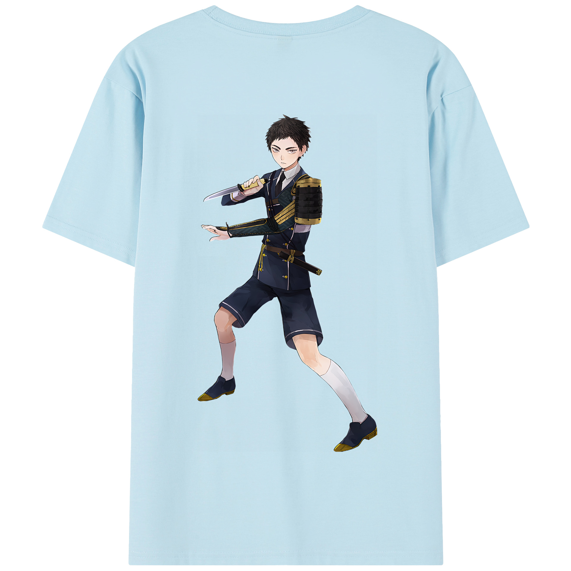 （画像用） 刀剣乱舞 Touken Ranbu 綿100％半袖Tシャツ（背面プリント）